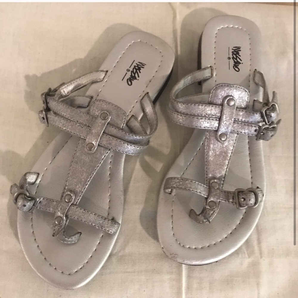 Mossimo Silver Sandals
